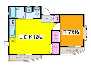 サクラハイツの物件間取画像